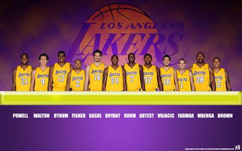 lakers roster 2010